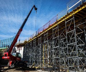 Południowy wiadukt Trasy Łazienkowskiej (październik 2025)