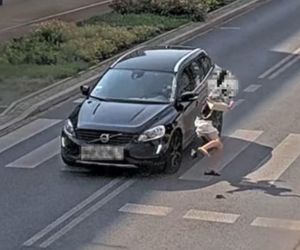  Łódź. Kobieta potrącona na przejściu. Patrzyła nie na drogę, tylko w telefon [ZDJĘCIA]