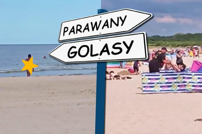 Dwa oblicza jednej plaży nad Bałtykiem