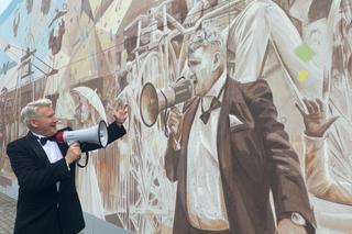 Nowy mural w Zielonej Górze. Za nami uroczyste odsłonięcie dzieła na ścianie Aresztu w Zielonej Górze 