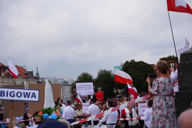 Protest katechetów w Warszawie 21.08.2024