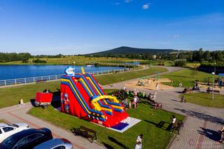 Zalew w Wilkowie w gminie Bodzentyn