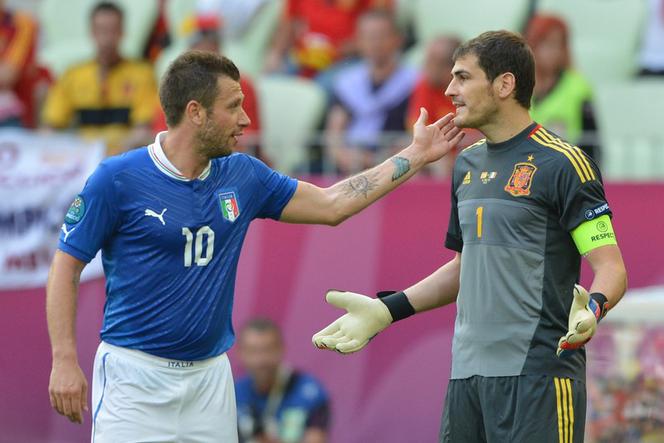 Antonio Cassano i Iker Casillas