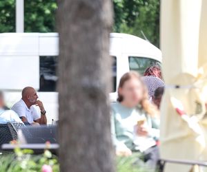 Michał Probierz na polu golfowym