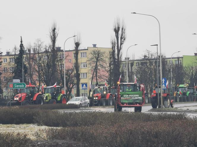 Protest rolników w naszym regionie 