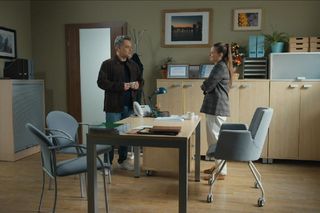 Barwy szczęścia, odcinek 3198. Karol (Jan Wieczorkowski), Gabrysia (Marta Juras)