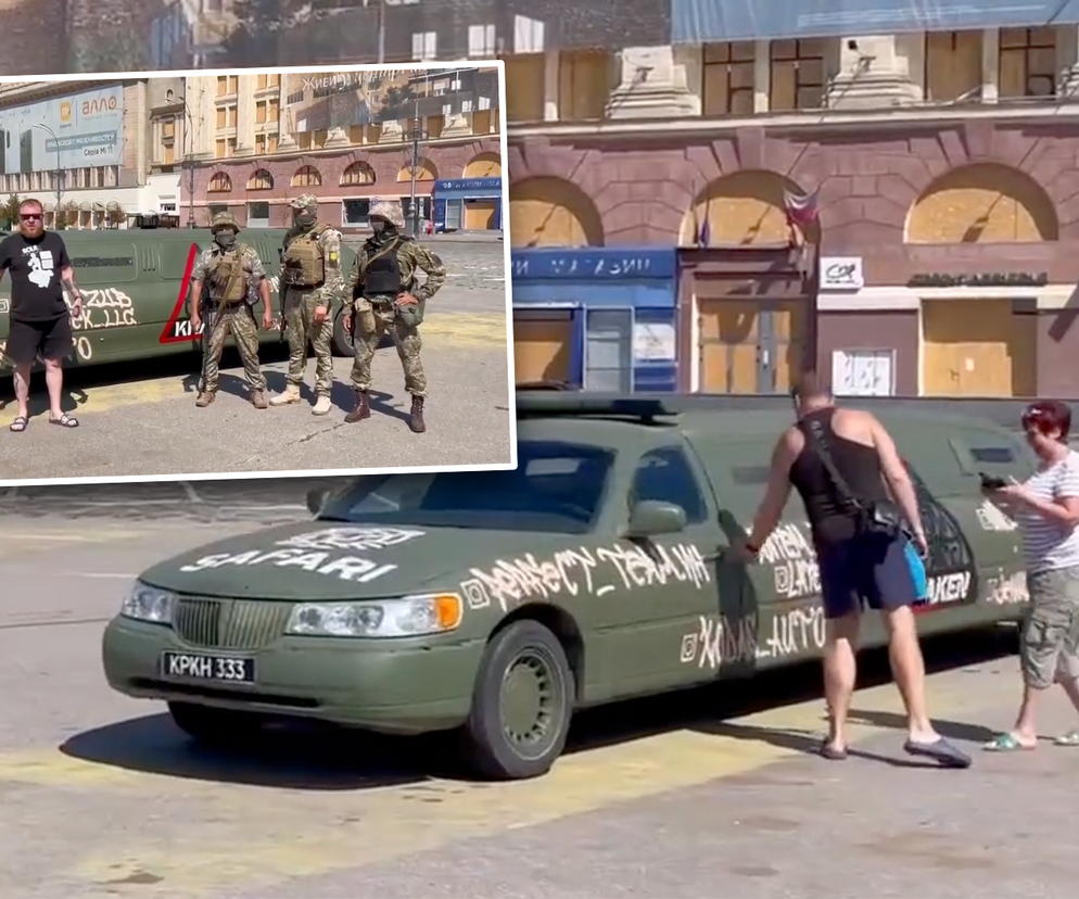 Ukraińska jednostka bojowa i jej nowa limuzyna