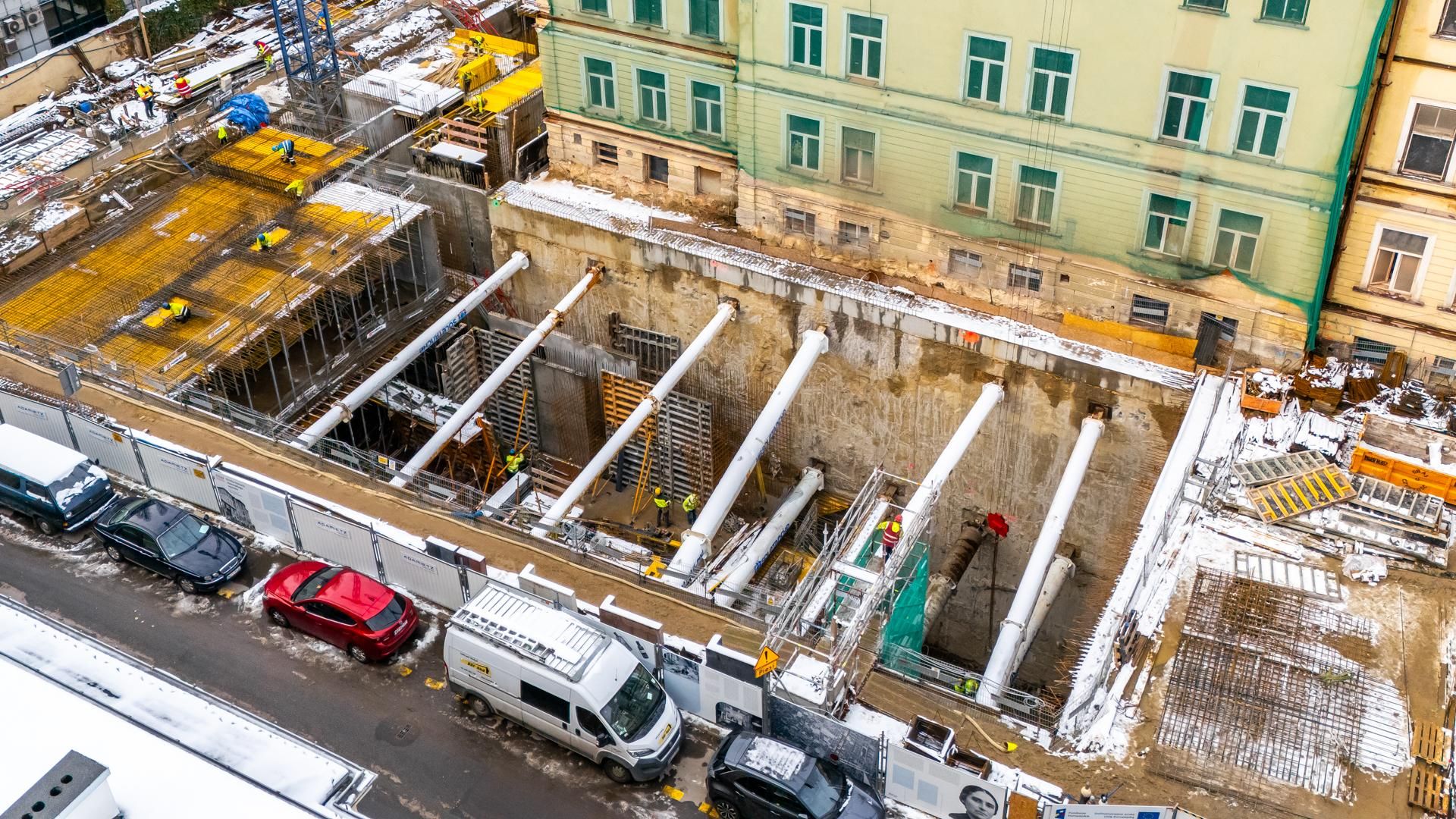 Budowa Muzeum Getta Warszawskiego 