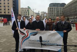 Wipler z widmami na Placu Powstańców