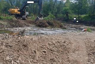 Potok Rycerski rozjechany niczym autostrada. Mogło zginąć kilka tysięcy ryb