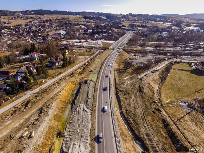 Zakopianka - wielki plac budowy