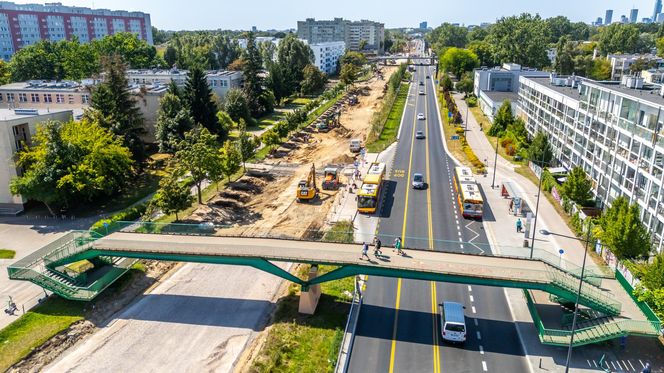 Remont alei Stanów Zjednoczonych w Warszawie
