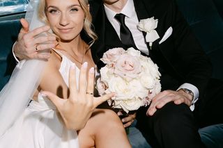 Kamil Semeniuk z żoną Katarzyną