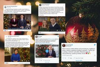 Politycy składają świąteczne życzenia! Radosne nowiny, ale i uszczypliwości 
