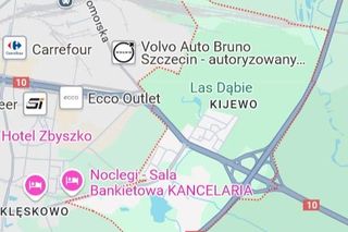Google Maps - Szczecin osiedka 
