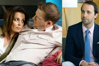 Barwy szczęścia. Kasia (Katarzyna Glinka), Łukasz (Michał Rolnicki), Szymon Jabłoński (Maciej Marczewski)