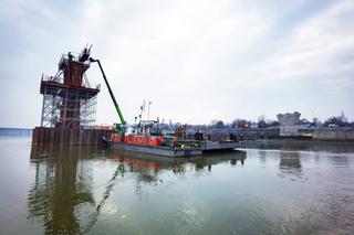 Warszawa. Powstaje nowy most nad Wisłą. Zakończył się kolejny etap budowy!