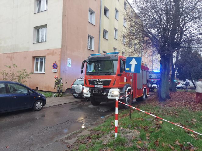 Pożar przy Żeromskiego w Starachowicach