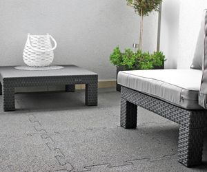 Płytki gumowe i maty na balkon: zalety, cena, zastosowanie
