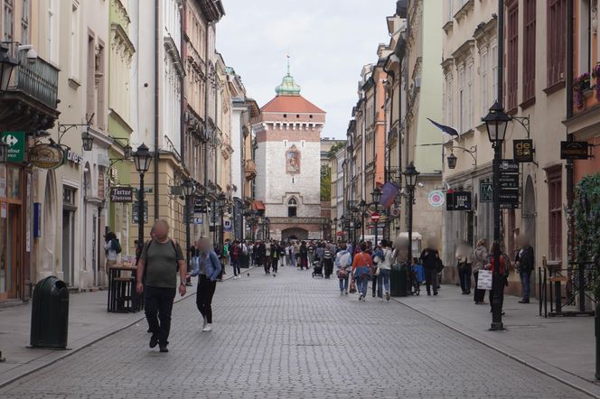 Konwój przejeżdżał też ul. Floriańską