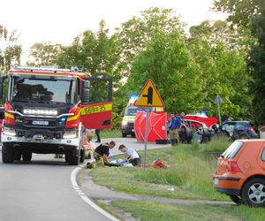 Wypadek na łuku drogi pod Warszawą. Zginął obywatel Ukrainy