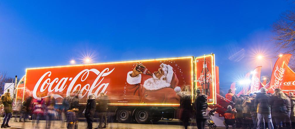Świąteczna ciężarówka Coca-Coli dojechała do Krakowa! Zobaczcie zdjęcia [GALERIA]