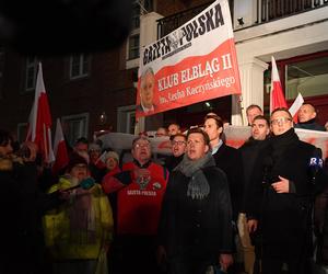 Politycy PiS protestowali w Gdańsku. Sprzeciwiali się polityce Donalda Tuska