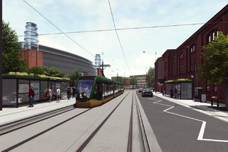 Tramwaj na Ratajczaka w Poznaniu