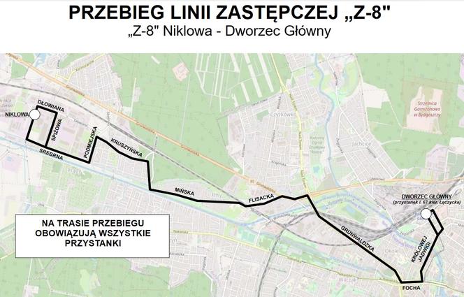 Jak jeżdżą autobusy zastępcze w Bydgoszczy?