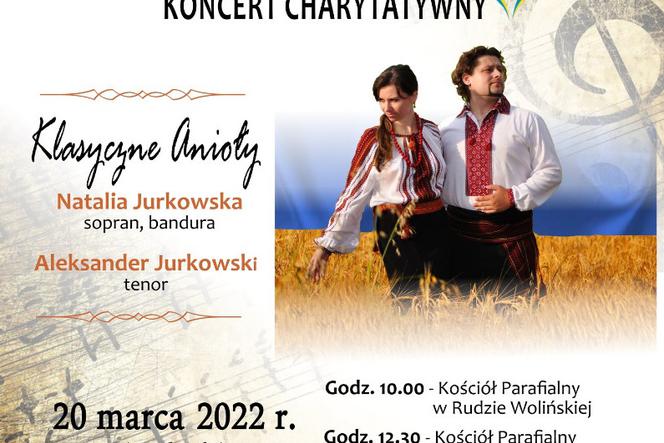 Zaśpiewają dla Ukrainy. Koncerty charytatywne w gminie Wodynie 