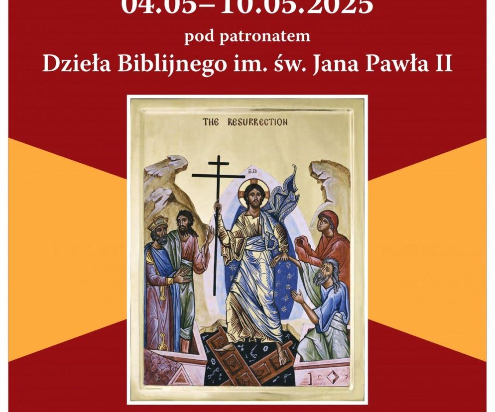 Plakat zapowiadający XVII Tydzień Biblijny