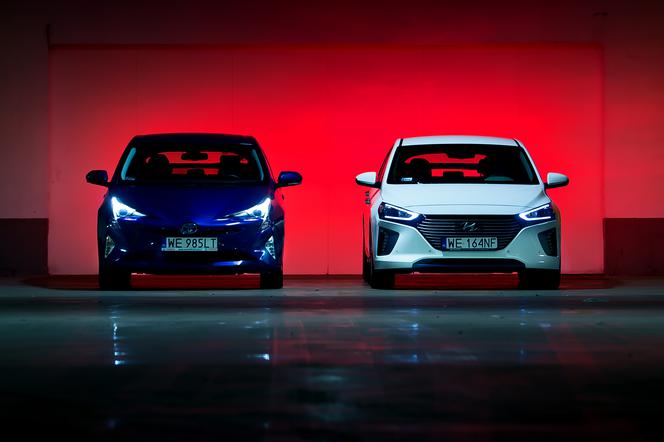 Hyundai Ioniq Hybird 1.6 GDi 6DCT vs. Toyota Prius 1.8 Hybrid E-CVT