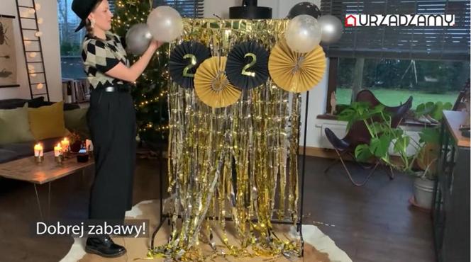 Ścianka sylwestrowa DIY