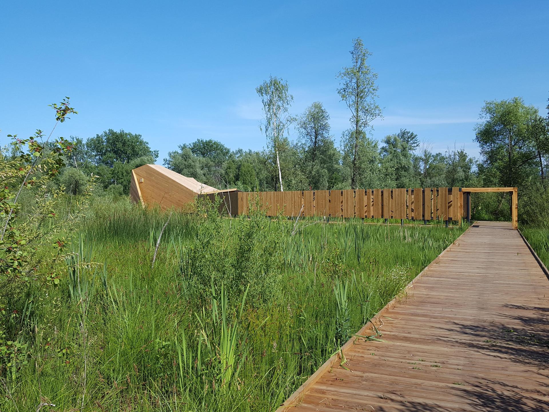 Enklawa Przyrodnicza Bobrowiska w Starym Sączu, proj. 55 Architekci