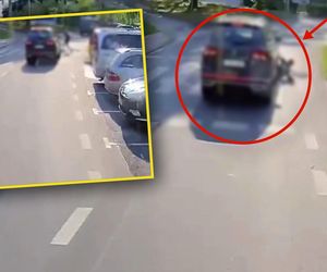Potrącił nastolatka na pasach i uciekł! Policja szybko go znalazła. Prerażające nagranie