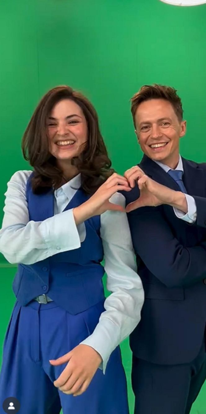 Barwy szczęścia nowa czołówka po wakacjach 2025. Weronika (Maria Świłpa), Błażej Modrzycki (Piotr Ligienza)