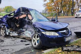 Osobówka zderzyła się z miejskim autobusem w Lublinie