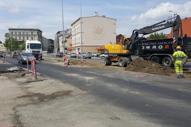 Wały Jagiellońskie- jedna nitka otwarta