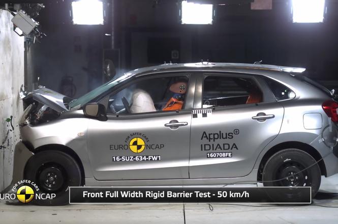 Suzuki Baleno crash-test Euro NCAP