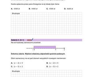 Arkusz maturalny z próbnej matematyki 2023