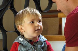 M jak miłość, odcinek 1395. Szymek (Staś Szczypiński), Marcin (Mikołaj Roznerski)