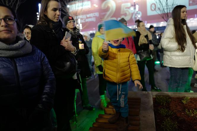 Wojna na Ukrainie. Protest w Katowicach [ZDJĘCIA]