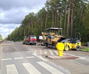 Remont drogi Tychów Stary - Starachowice (październik 2025)