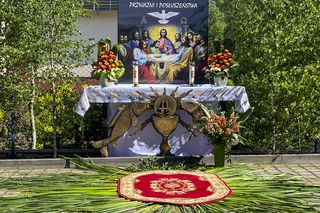 Ołtarz na Boże Ciało