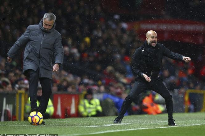 Jose Mourinho i Pep Guardiola, Manchester United - Manchester City