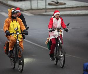 Mikołajowa Masa Rowerowa w Gorzowie