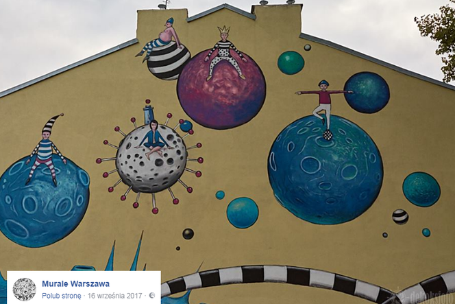 Murale Warszawa - ten fanpage podpowie ci, dokąd wybrać się na spacer