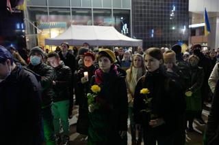 Wojna na Ukrainie. Protest w Katowicach [ZDJĘCIA]