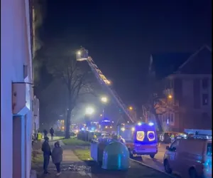 Pożar na ul. Robotniczej w Szczecinie. Ewakuowano 20 osób