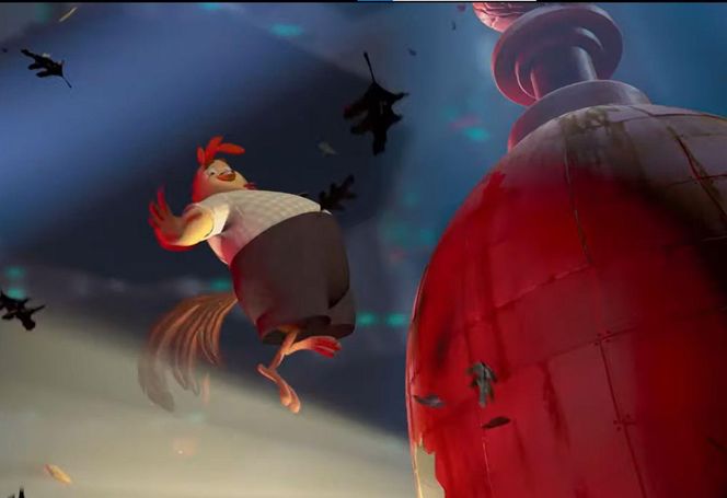Kurczak Mały to pierwszy film dystrybuowany przez studio Disney w technice trójwymiarowej